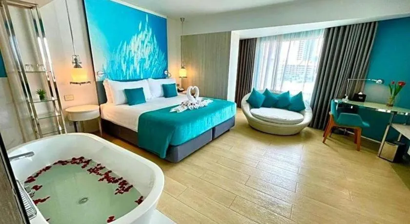 Bed in Grand Scenaria Hotel