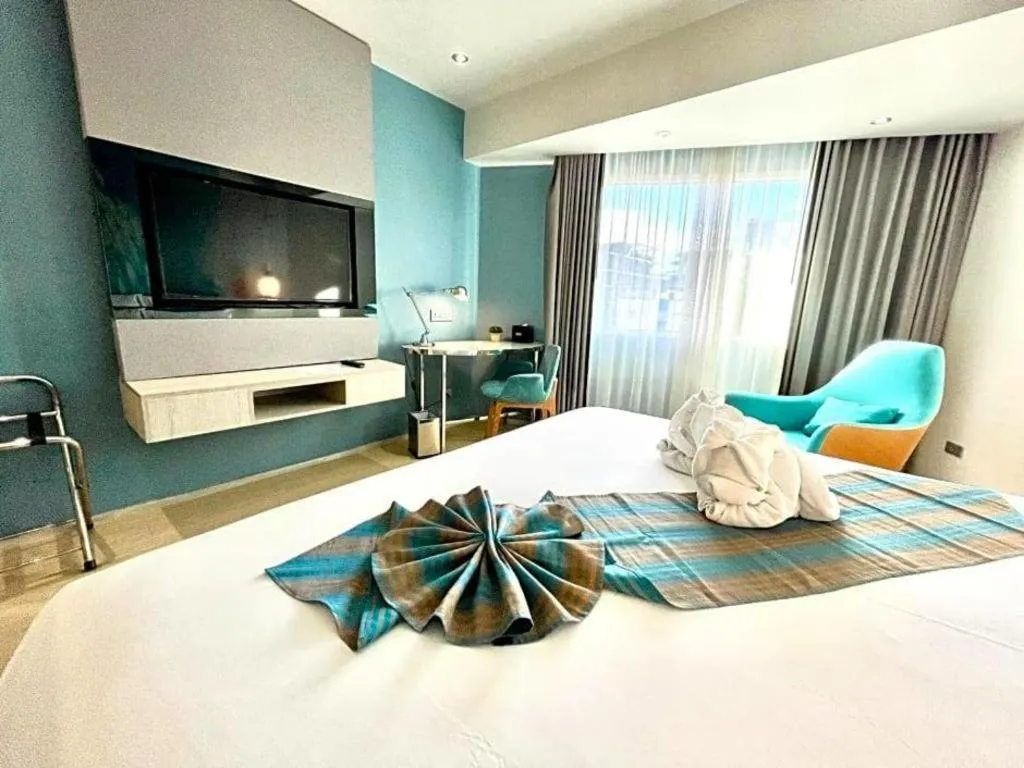 Bed in Grand Scenaria Hotel