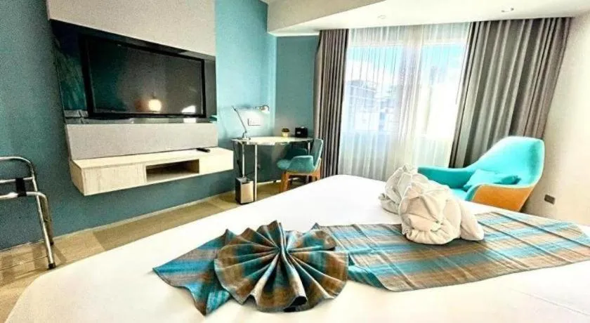 Bed in Grand Scenaria Hotel