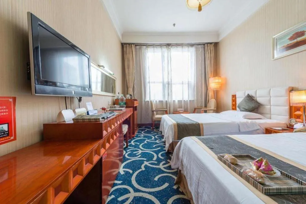 Bed in Pingdingshan Feixing Crowne Plaza Hotel