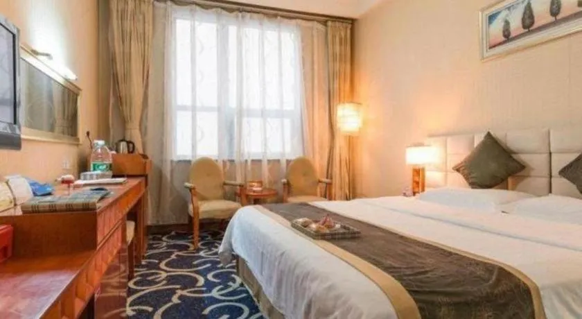 Bed in Pingdingshan Feixing Crowne Plaza Hotel