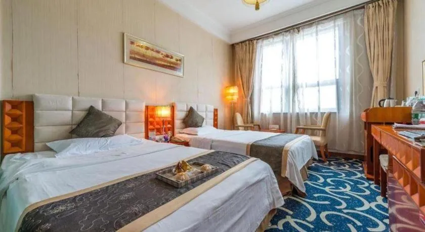 Bed in Pingdingshan Feixing Crowne Plaza Hotel