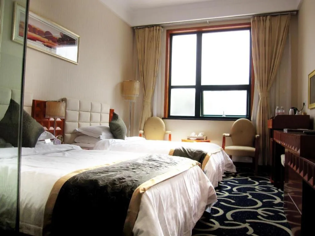 Bed in Pingdingshan Feixing Crowne Plaza Hotel