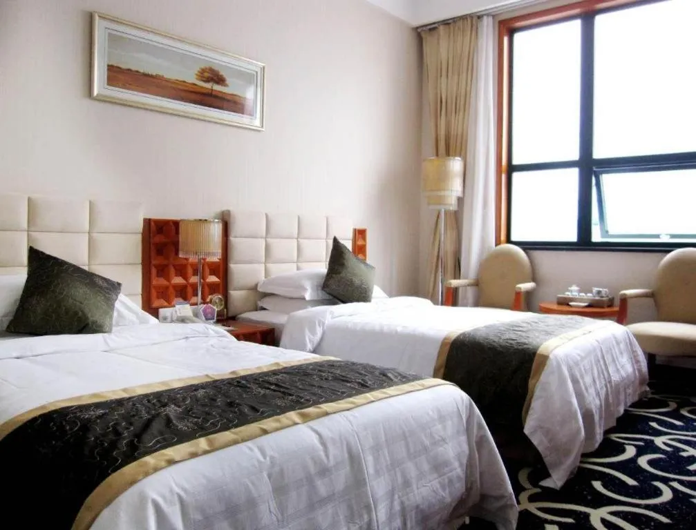 Bed in Pingdingshan Feixing Crowne Plaza Hotel