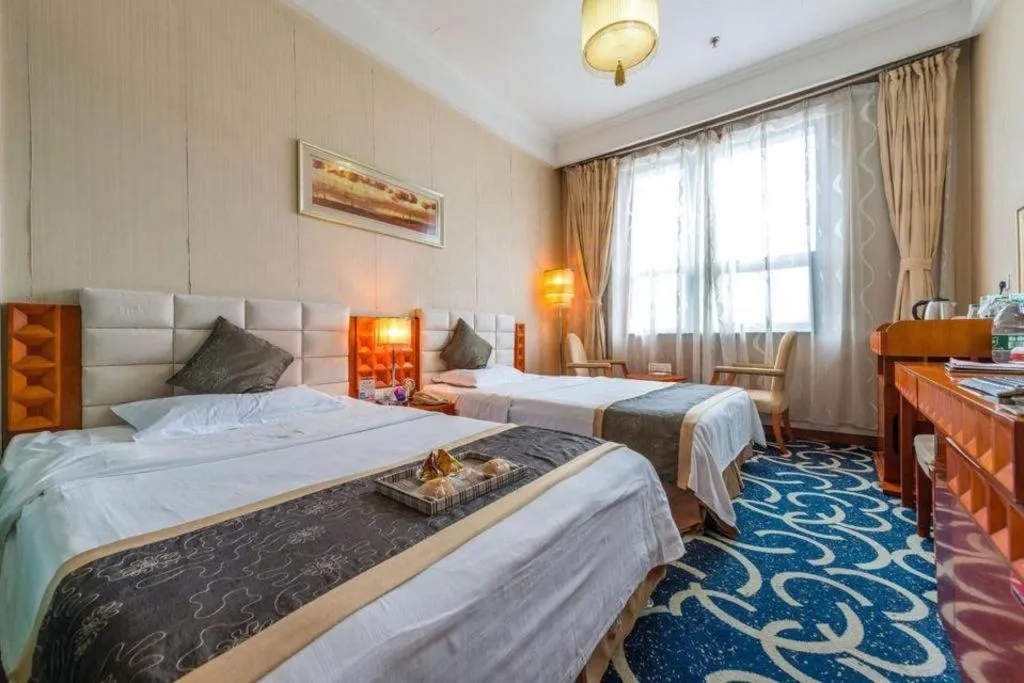 Bed in Pingdingshan Feixing Crowne Plaza Hotel