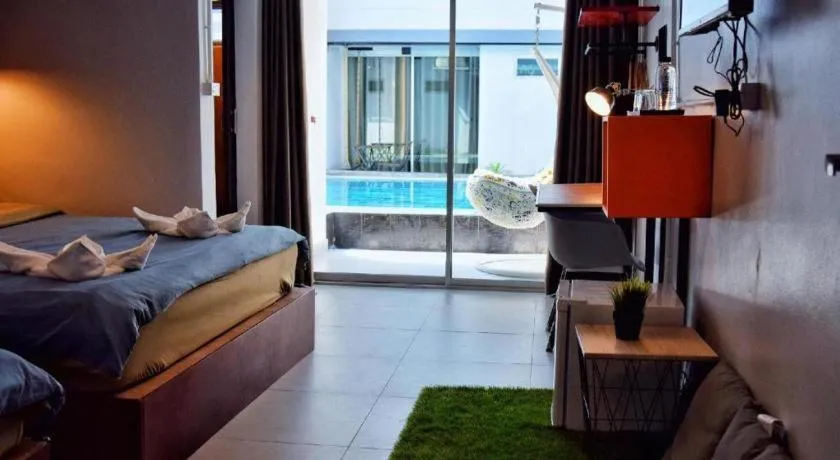 Bed in Z2 Boutique Hotel