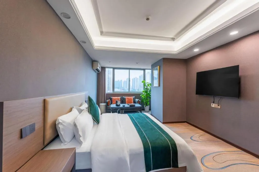 Bed in Wuhan Yamao Hengsheng Hotel