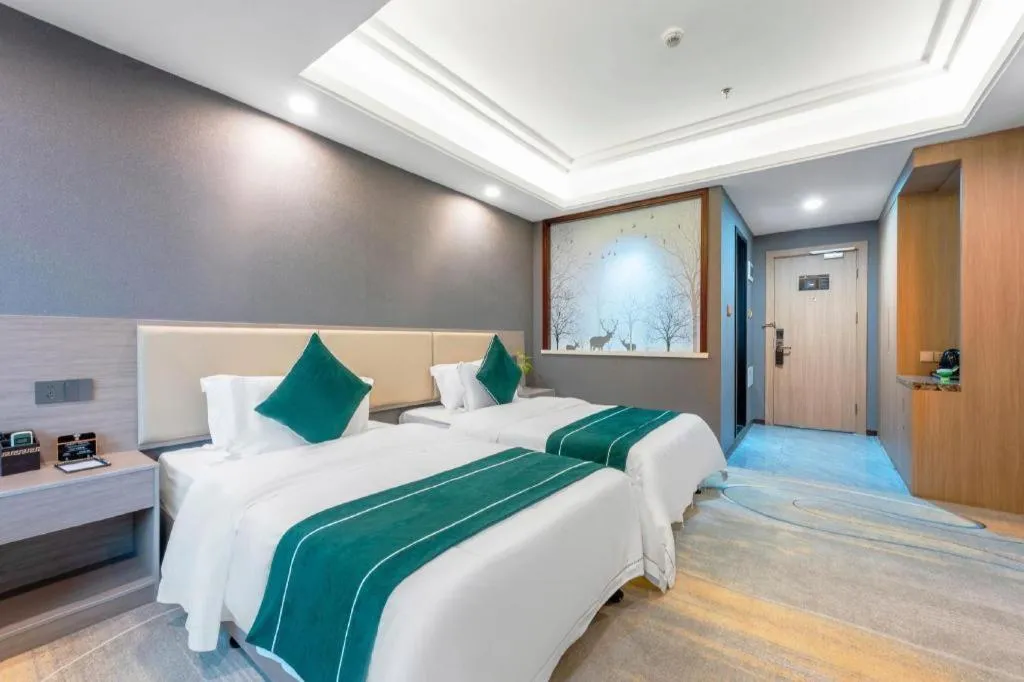 Bed in Wuhan Yamao Hengsheng Hotel