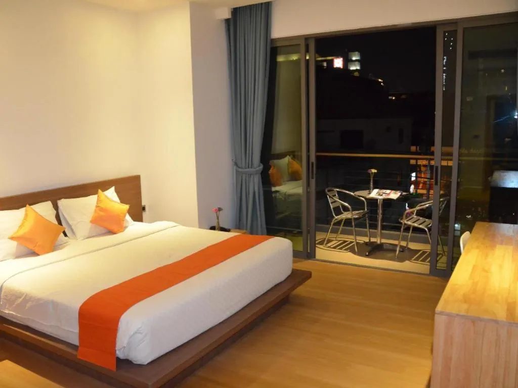 Bed in The Scenery City Hotel