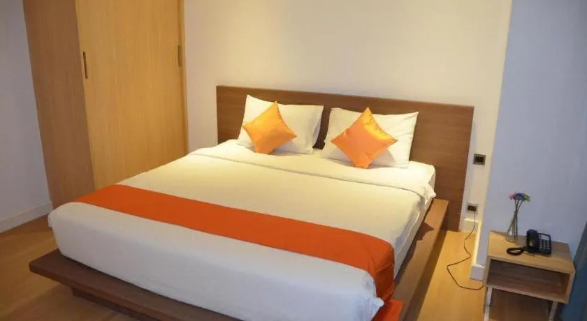 Bed in The Scenery City Hotel