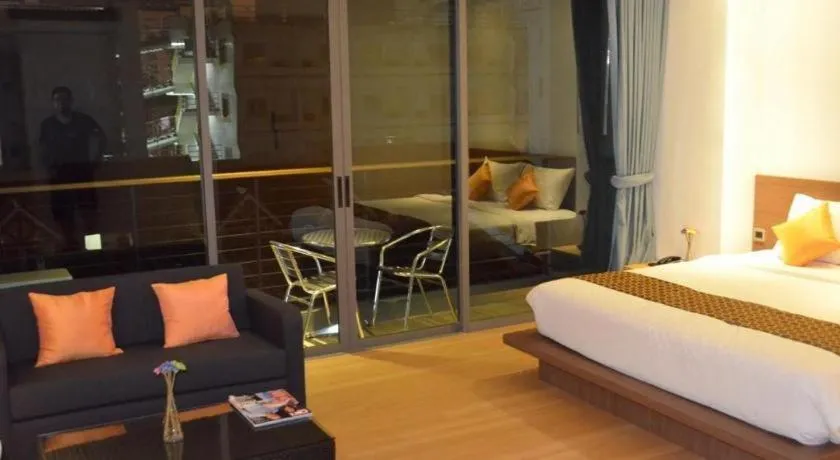 Bed in The Scenery City Hotel