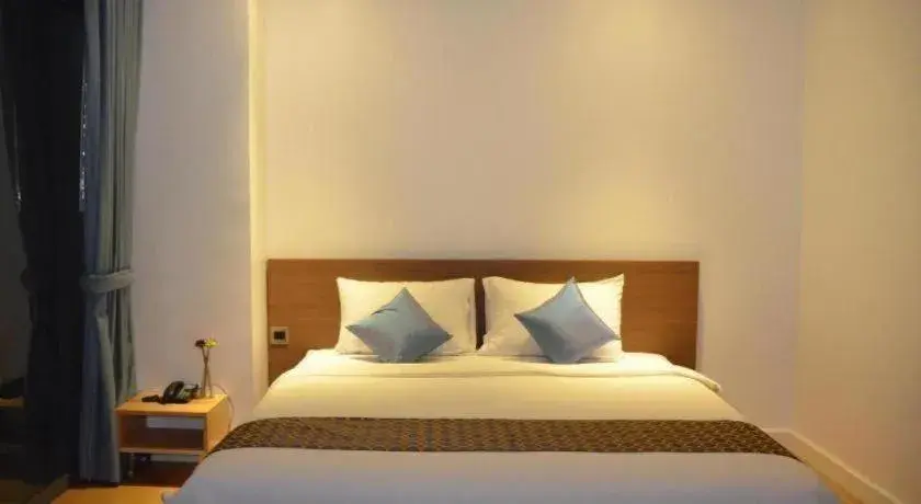 Bed in The Scenery City Hotel Bed in The Scenery City Hotel