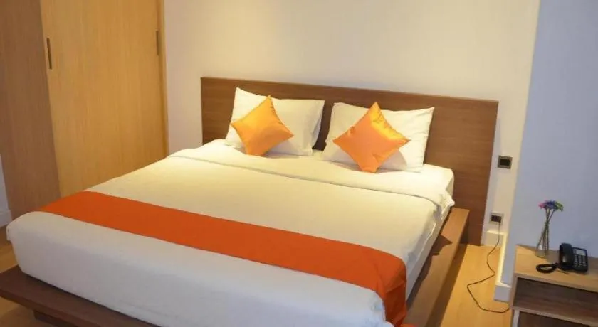 Bed in The Scenery City Hotel