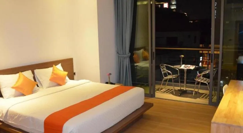 Bed in The Scenery City Hotel