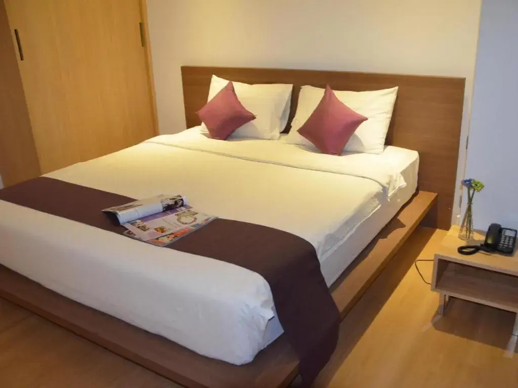 Bed in The Scenery City Hotel Bed in The Scenery City Hotel