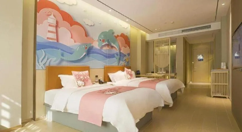 Bed in Quanzhou Binhai Hotel