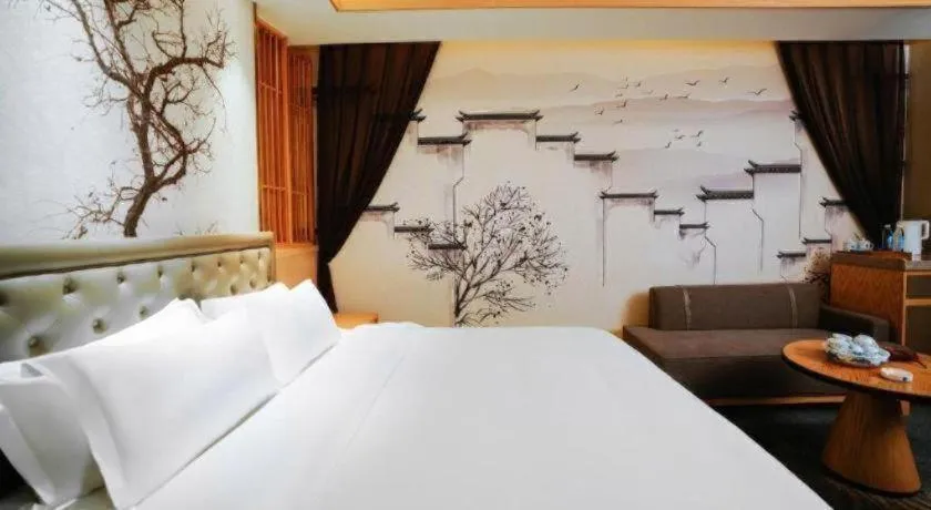 Bed in Quanzhou Binhai Hotel