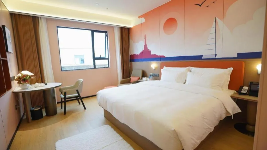 Bed in Quanzhou Binhai Hotel