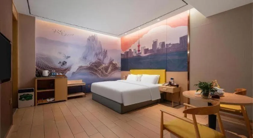 Bed in Quanzhou Binhai Hotel