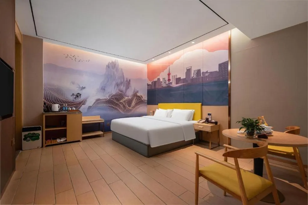 Bed in Quanzhou Binhai Hotel