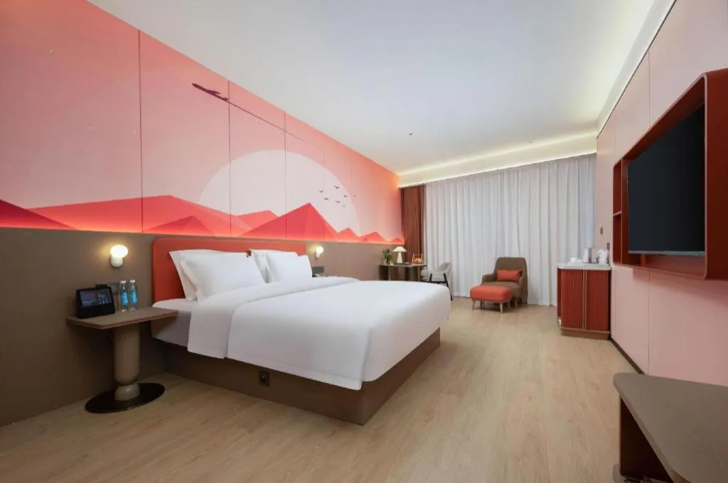 Bed in Quanzhou Binhai Hotel