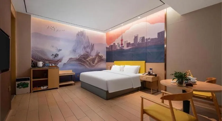 Bed in Quanzhou Binhai Hotel