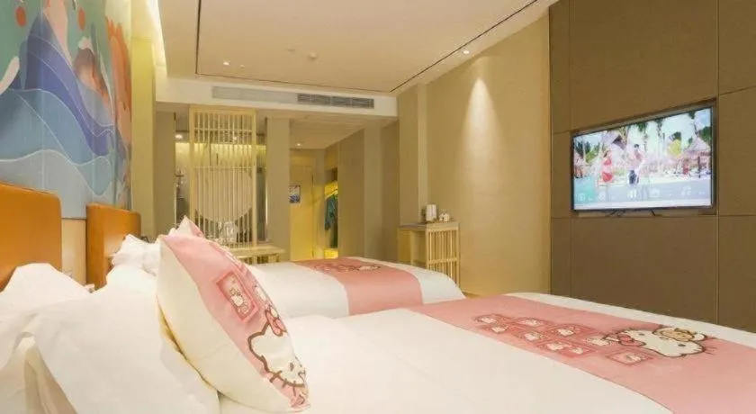 Bed in Quanzhou Binhai Hotel