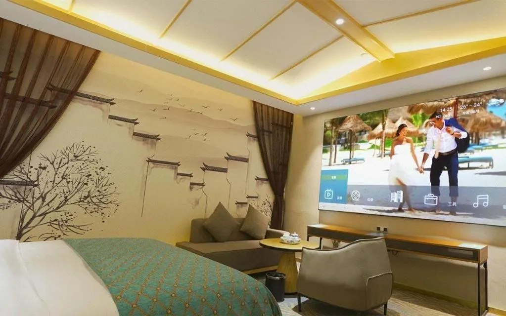 Bed in Quanzhou Binhai Hotel