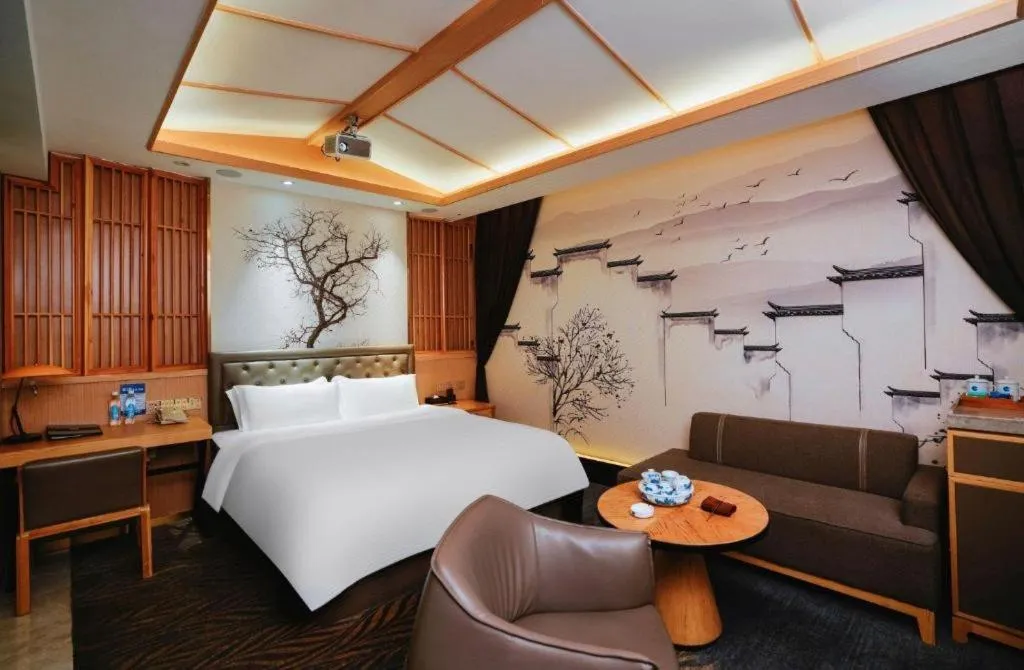 Bed in Quanzhou Binhai Hotel