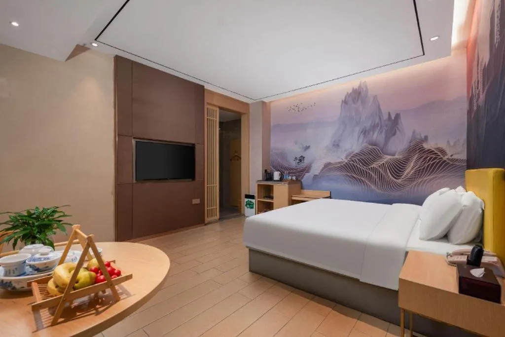 Bed in Quanzhou Binhai Hotel