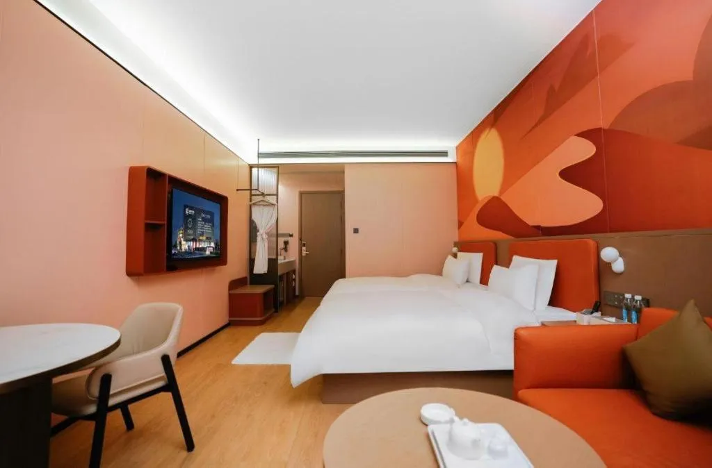 Bed in Quanzhou Binhai Hotel