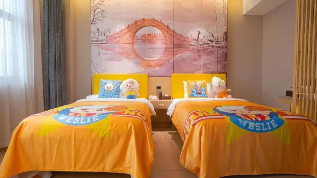 Bed in Quanzhou Binhai Hotel