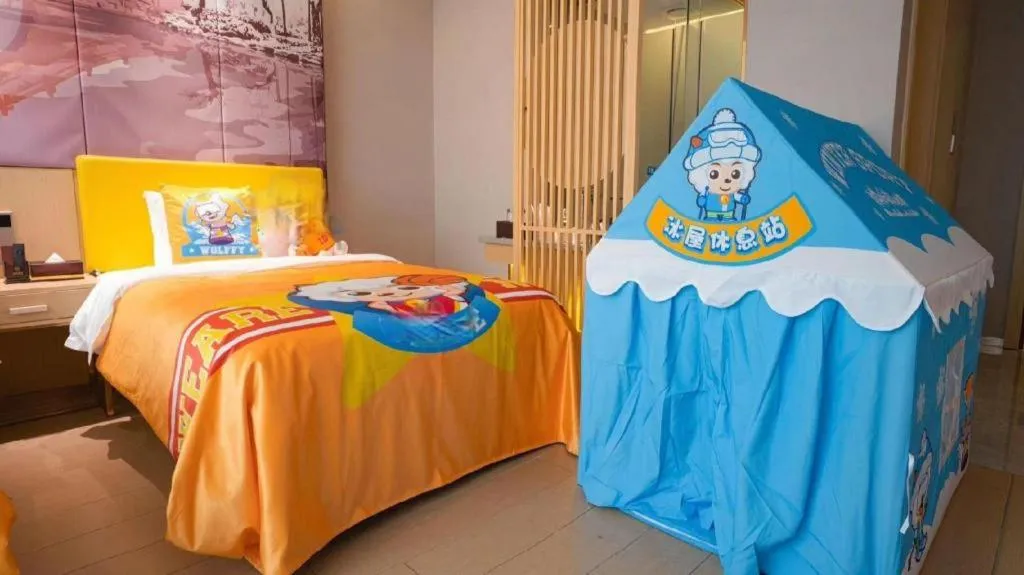 Bed in Quanzhou Binhai Hotel