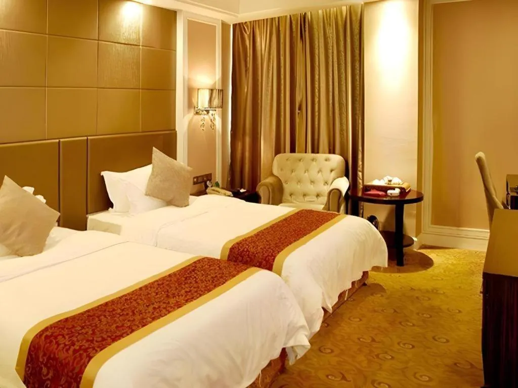 Bed in Quanzhou Binhai Hotel