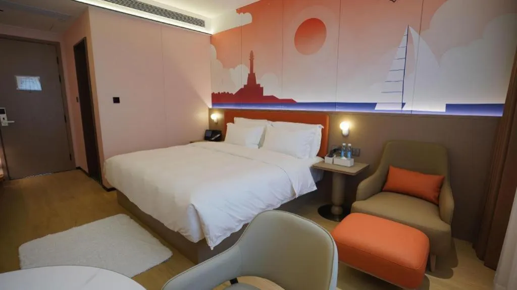 Bed in Quanzhou Binhai Hotel