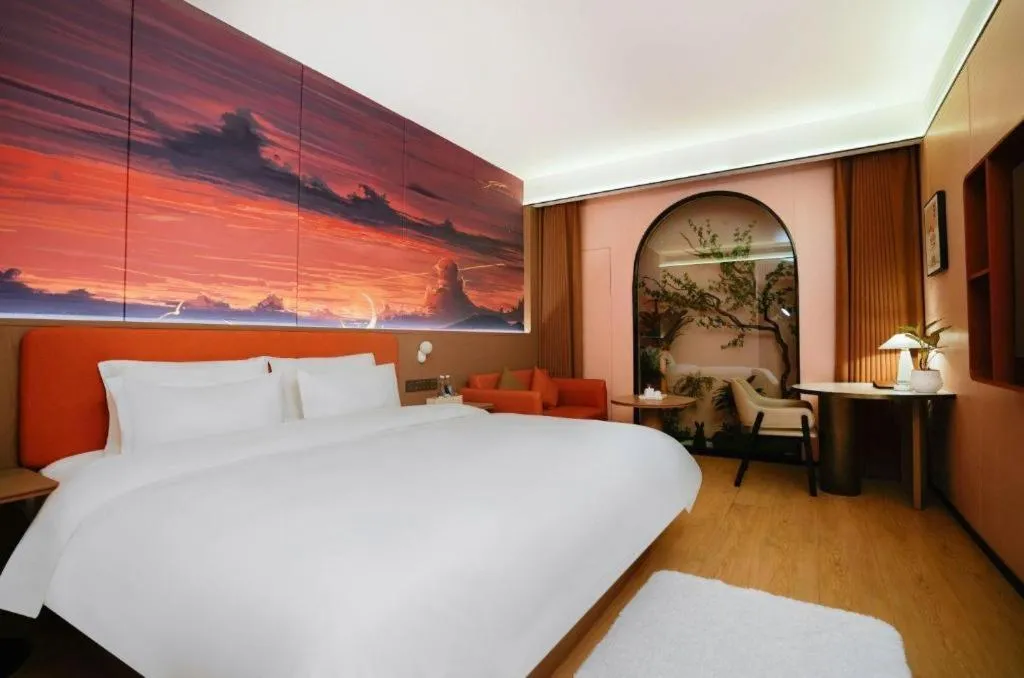 Bed in Quanzhou Binhai Hotel