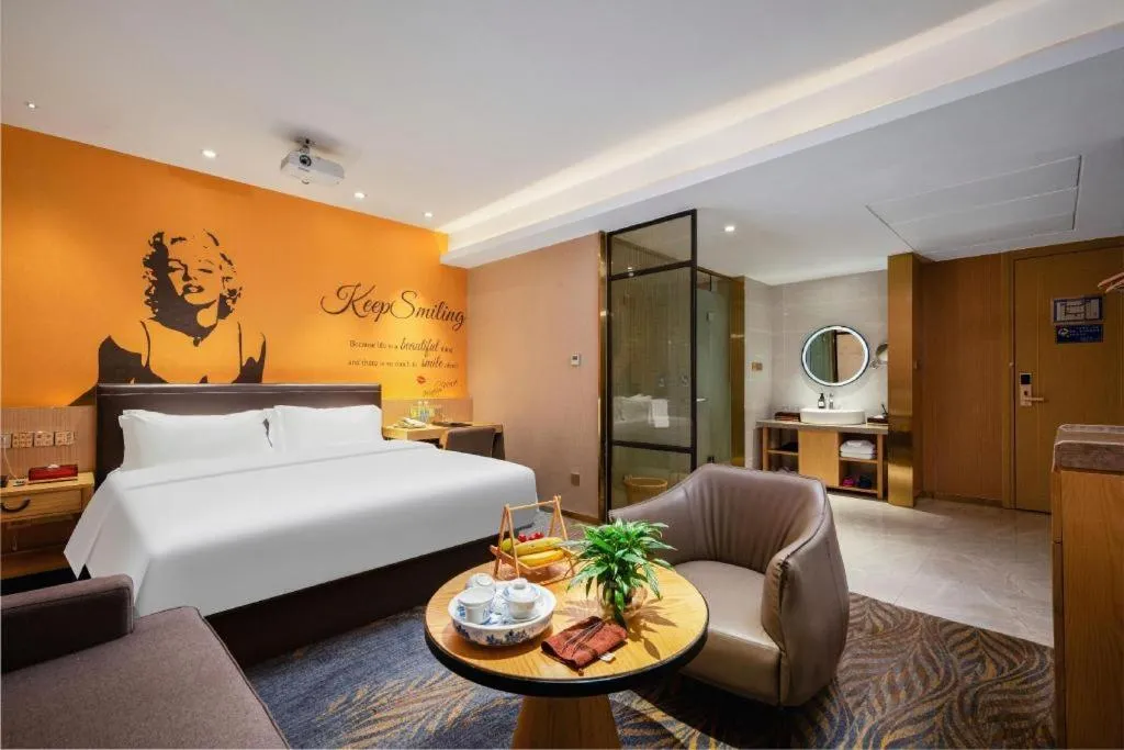 Bed in Quanzhou Binhai Hotel