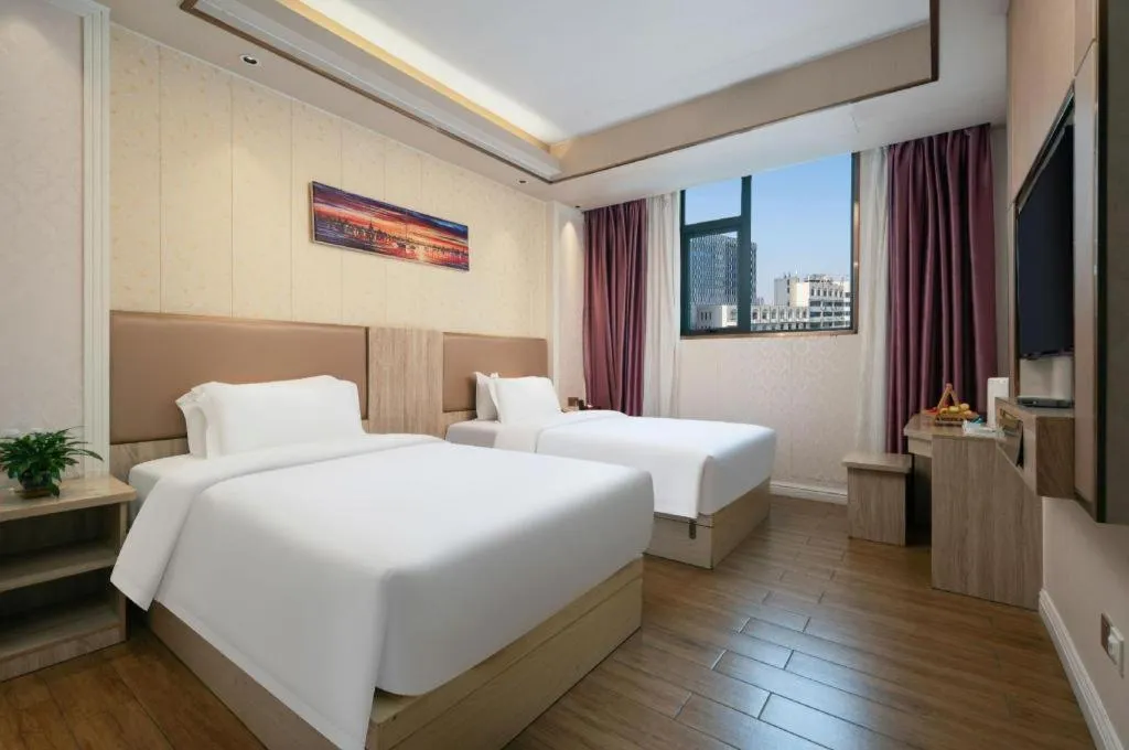 Bed in Quanzhou Binhai Hotel