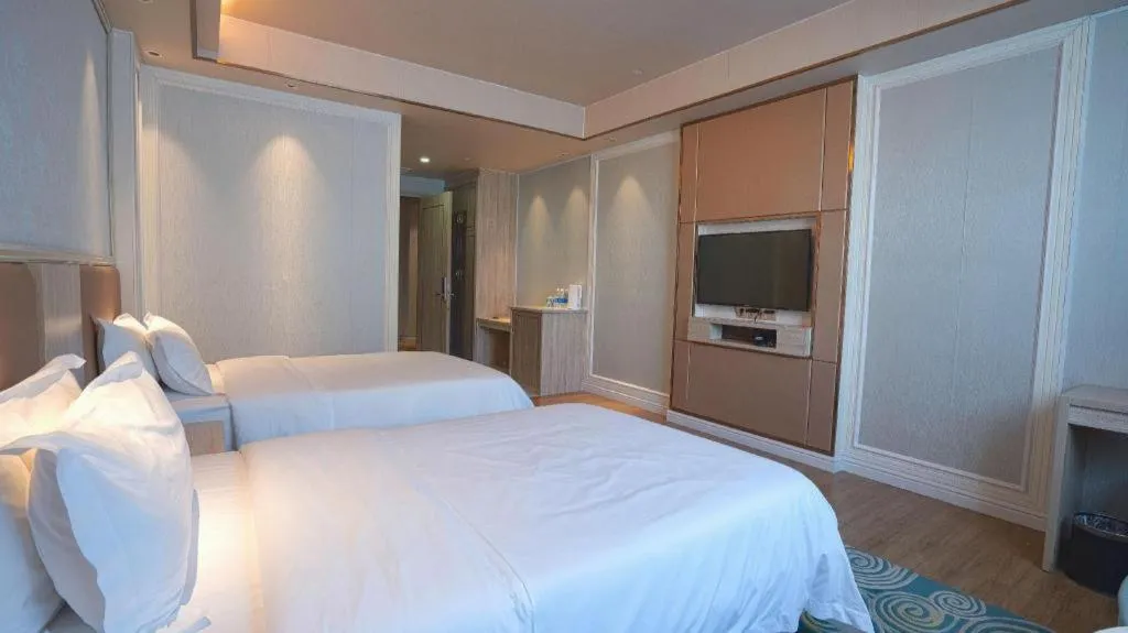 Bed in Quanzhou Binhai Hotel