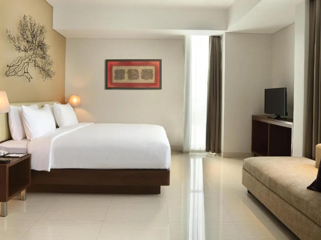 Bed in Hotel Santika Premiere Kota Harapan Indah