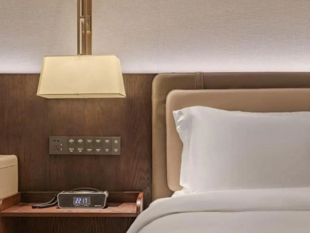 Bed in Dongguan Yingbin Hotel