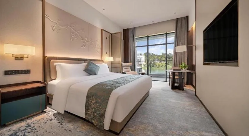 Bed in Dongguan Yingbin Hotel