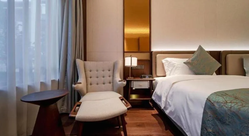 Bed in Dongguan Yingbin Hotel