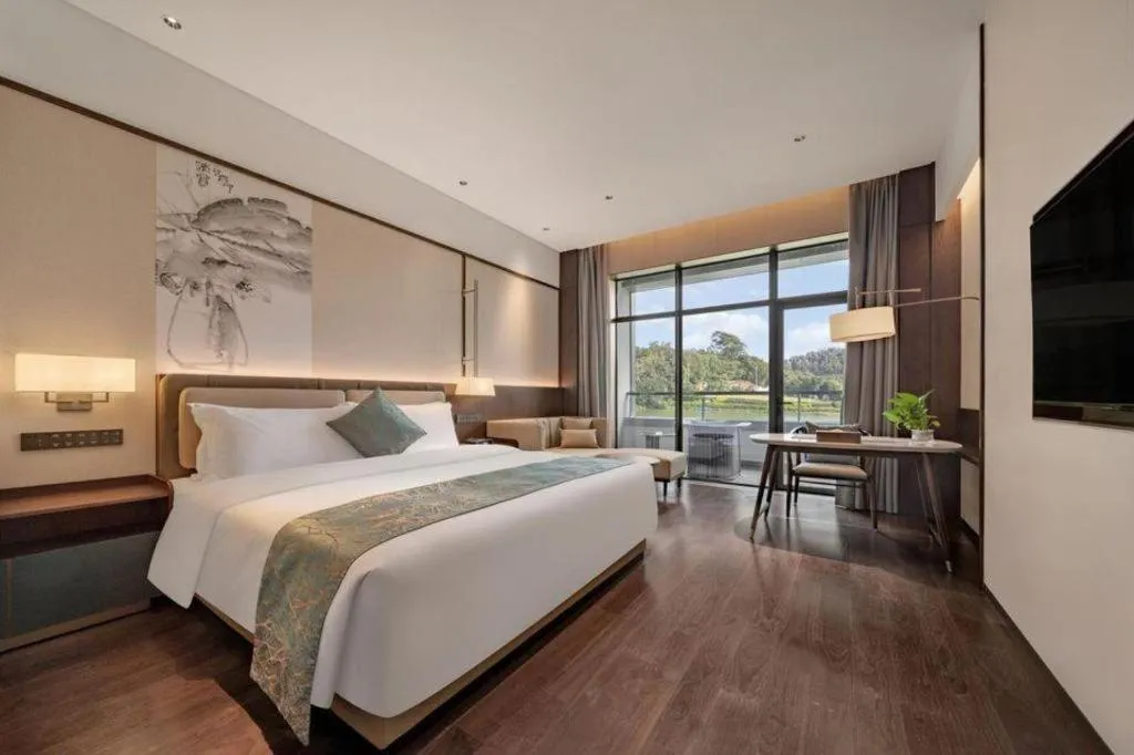 Bed in Dongguan Yingbin Hotel