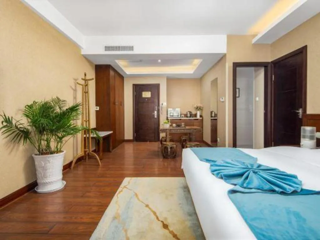 Bed in Lijiang Ziyue Hotel