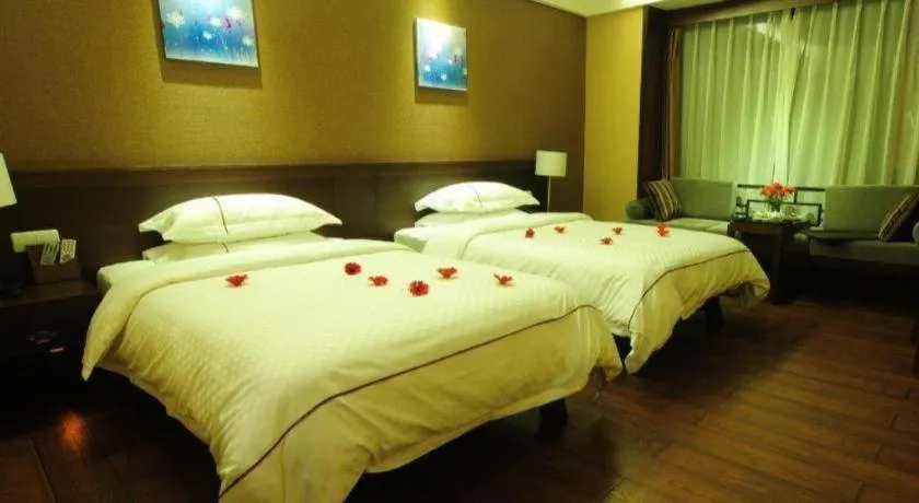 Bed in Lijiang Ziyue Hotel