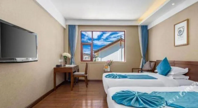 Bed in Lijiang Ziyue Hotel