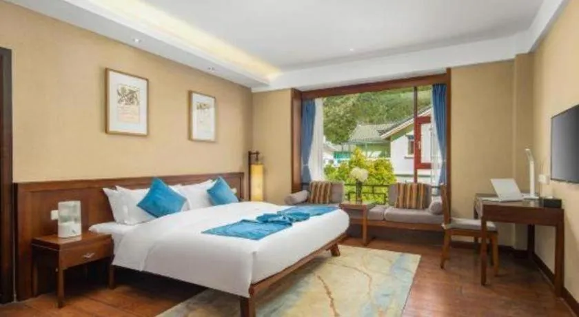 Bed in Lijiang Ziyue Hotel