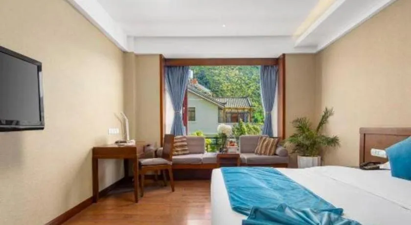 Bed in Lijiang Ziyue Hotel