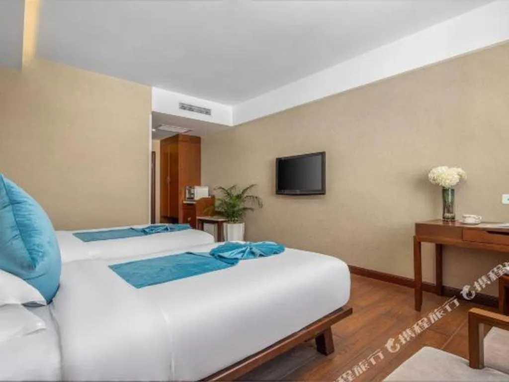 Bed in Lijiang Ziyue Hotel